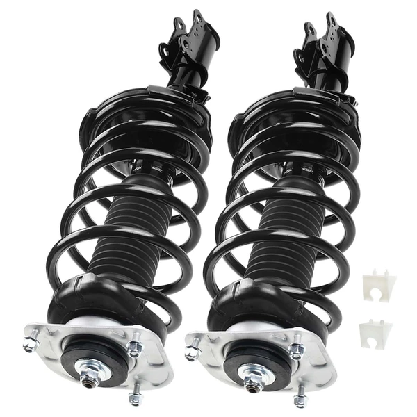 2-Pc Complete Strut + Coil Spring, Front Driver & Passenger, A-Premium APSA0750