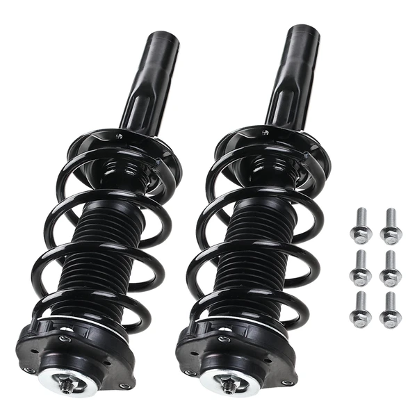 2-Pc Complete Strut + Coil Spring, Front Driver & Passenger, A-Premium APSA0753