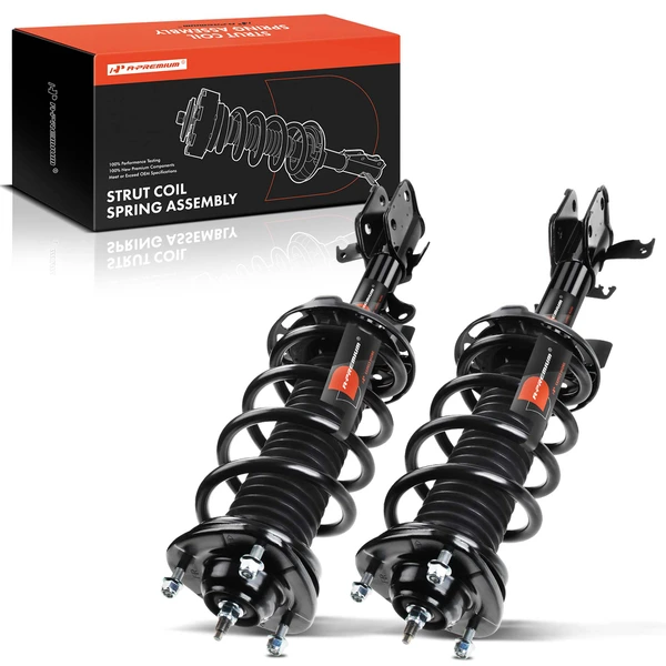 2013-2017 Honda Odyssey 2-Pc Strut and Coil Spring Assembly Set Front Driver & Passenger A-Premium APSA0759