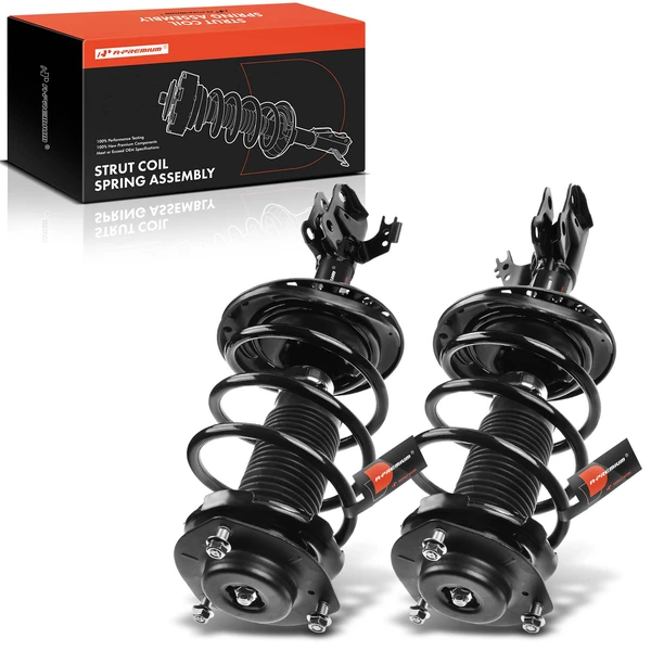 2013-2018 Lexus ES300h 2-Pc Strut and Coil Spring Assembly Set Front Driver & Passenger A-Premium APSA0761