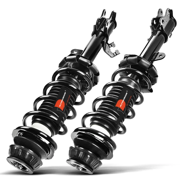 2-Pc Complete Strut + Coil Spring, Front Driver & Passenger, A-Premium APSA0762