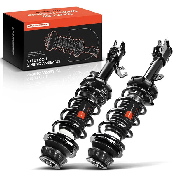 2012-2019 Nissan Versa 2-Pc Strut and Coil Spring Assembly Set Front Driver & Passenger A-Premium APSA0762