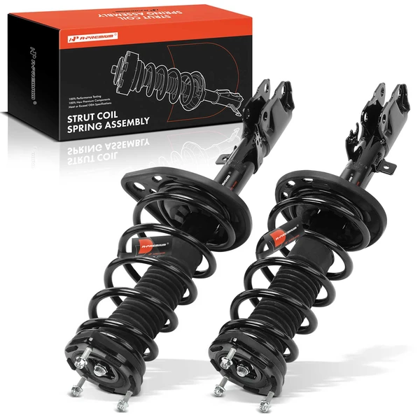 2-Pc Complete Strut + Coil Spring, Rear Driver & Passenger, A-Premium APSA0763