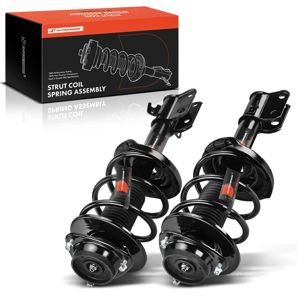 2-Pc Strut and Coil Spring Assembly Set Front Driver & Passenger A-Premium APSA1961