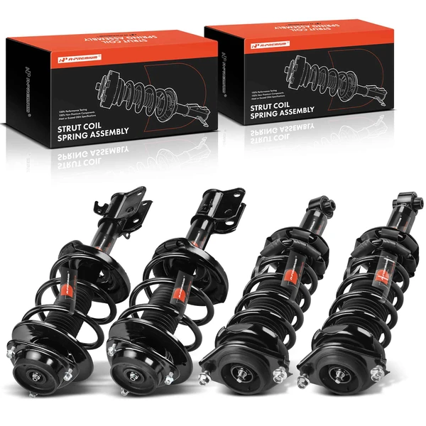 4-Pc Strut and Coil Spring Assembly Set Front & Rear A-Premium APSA2388