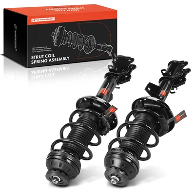 2 Pcs Front Complete Strut & Coil Spring Assembly