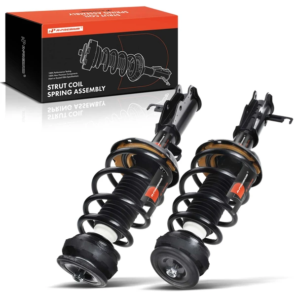 2-Pc Strut and Coil Spring Assembly Set Front Driver & Passenger A-Premium APSA0764