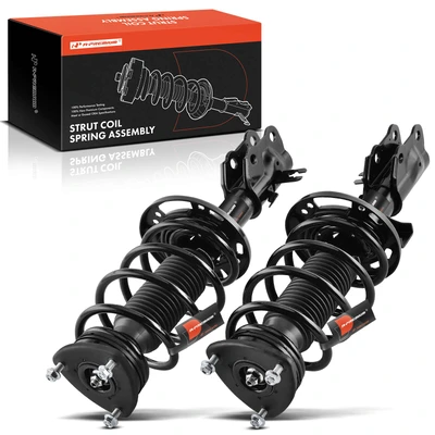 2 Pcs Front Complete Strut & Coil Spring Assembly