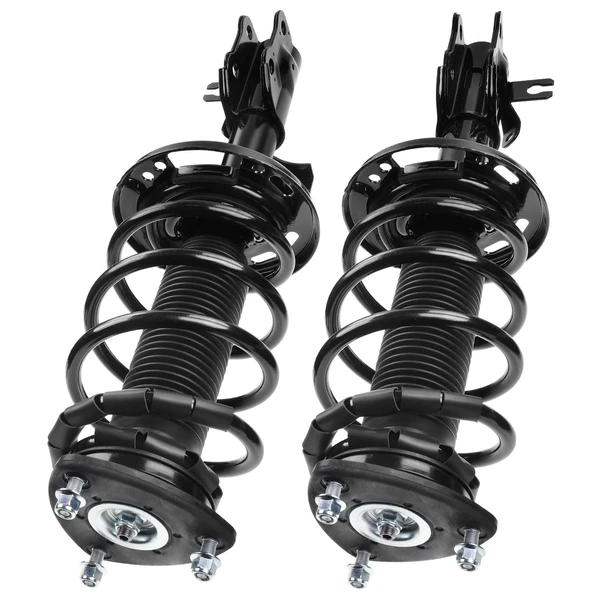 2-Pc Complete Strut + Coil Spring, Front Driver & Passenger, A-Premium APSA0766
