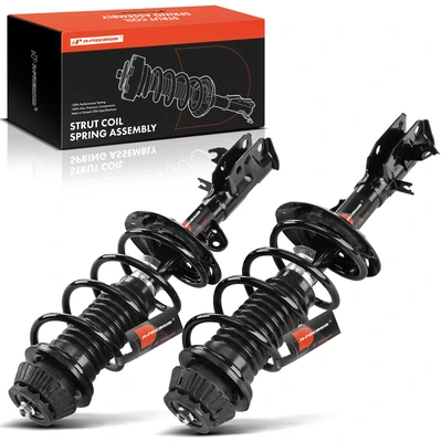 2 Pcs Front Complete Strut & Coil Spring Assembly