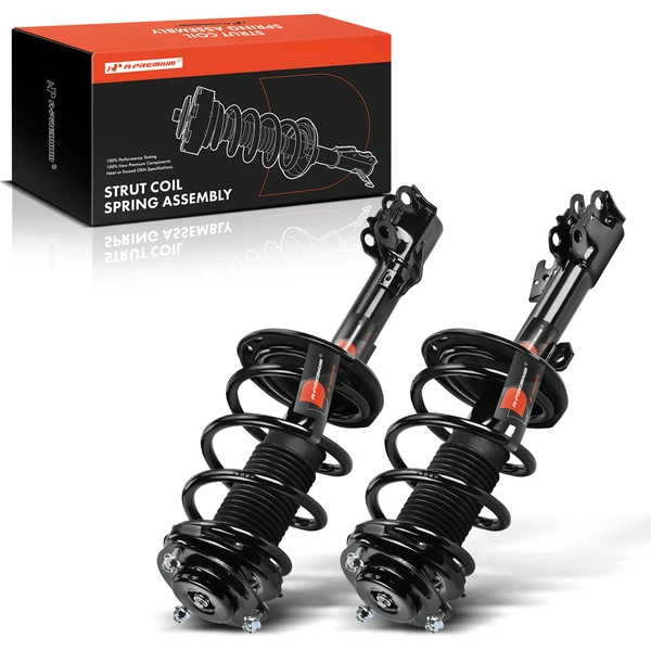 2-Pc Strut and Coil Spring Assembly Set Front Driver & Passenger A-Premium APSA1966