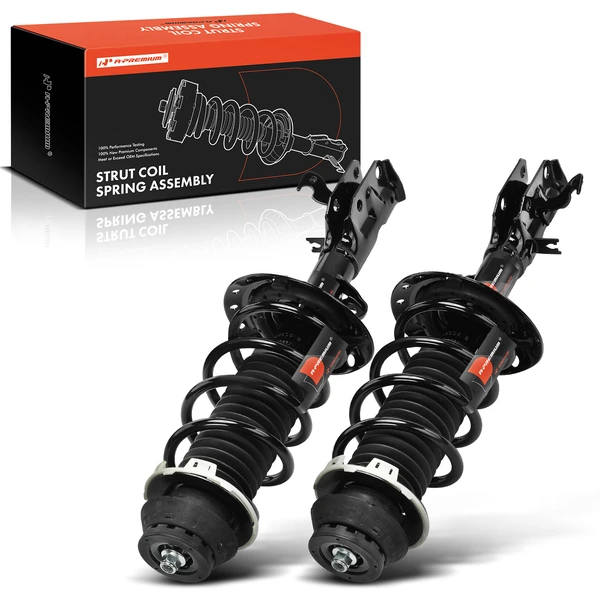 2-Pc Strut and Coil Spring Assembly Set Front Driver & Passenger A-Premium APSA1967