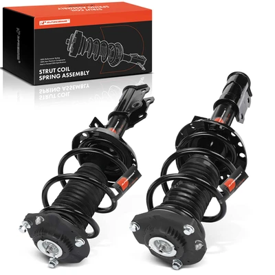 2 Pcs Front Complete Strut & Coil Spring Assembly