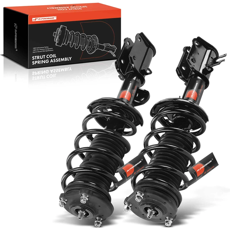 2-Pc Complete Strut + Coil Spring, Front Driver & Passenger, A-Premium APSA1976