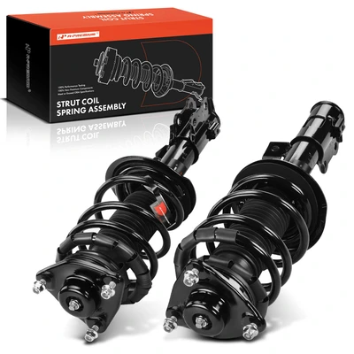 2 Pcs Front Complete Strut & Coil Spring Assembly