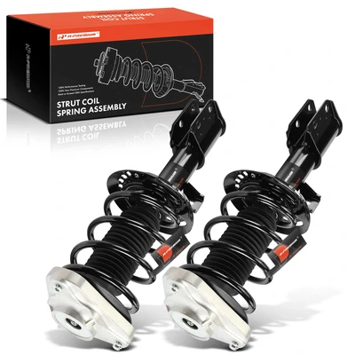 2 Pcs Front Complete Strut & Coil Spring Assembly