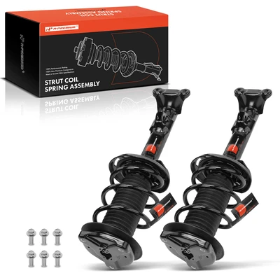2 Pcs Front Complete Strut & Coil Spring Assembly