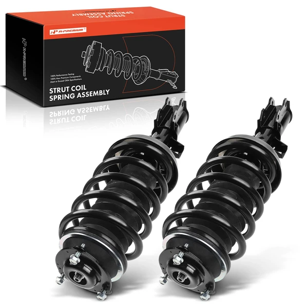 2002-2009 Saab 9-5 2-Pc Strut and Coil Spring Assembly Set Front Driver & Passenger A-Premium APSA0728