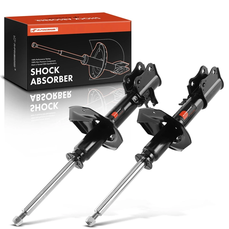 2-Pc Shock Absorber, Front Driver & Passenger, A-Premium APSA1520