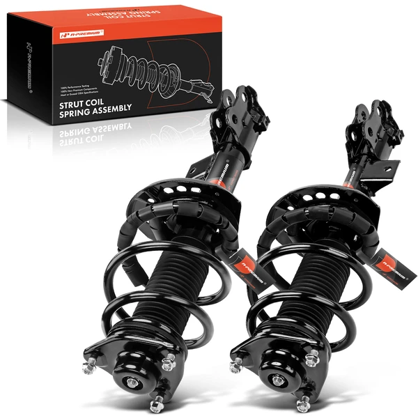 2-Pc Strut and Coil Spring Assembly Set Front Driver & Passenger A-Premium APSA0733