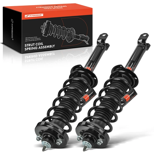 2-Pc Complete Strut + Coil Spring, Rear Driver & Passenger, A-Premium APSA2014