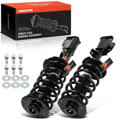 2 Pcs Front Complete Strut & Coil Spring Assembly