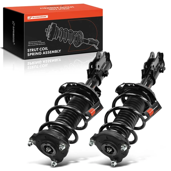 2-Pc Complete Strut + Coil Spring, Front Driver & Passenger, A-Premium APSA1995