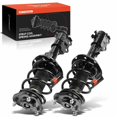 2 Pcs Front Complete Strut & Coil Spring Assembly