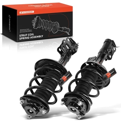 2 Pcs Front Suspension Strut & Coil Spring Assembly