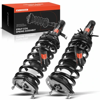 2 Pcs Front Complete Strut & Coil Spring Assembly