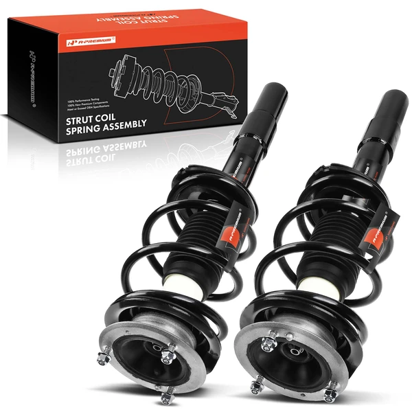 2-Pc Complete Strut + Coil Spring, Front Driver & Passenger, A-Premium APSA0794