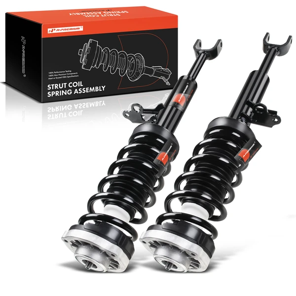 2-Pc Complete Strut + Coil Spring, Front Driver & Passenger, A-Premium APSA0795