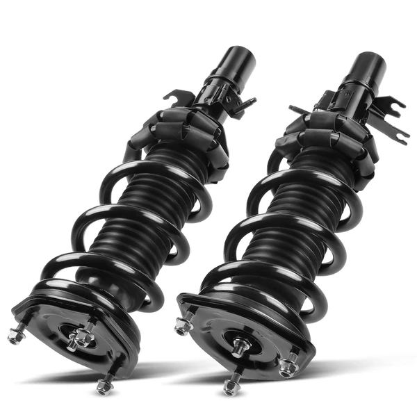2-Pc Complete Strut + Coil Spring, Front Driver & Passenger, A-Premium APSA0800