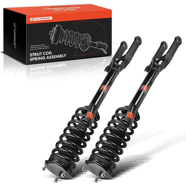 2007-2012 Mercedes-Benz GL450 2-Pc Strut and Coil Spring Assembly Set Front Driver & Passenger A-Premium APSA2034