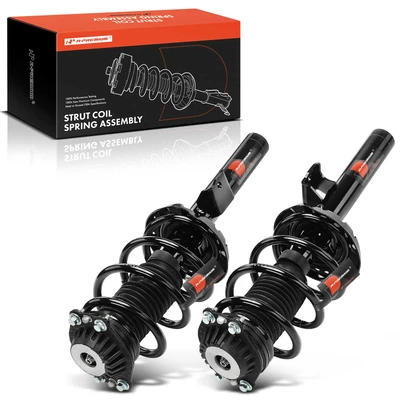 2 Pcs Front Complete Strut & Coil Spring Assembly