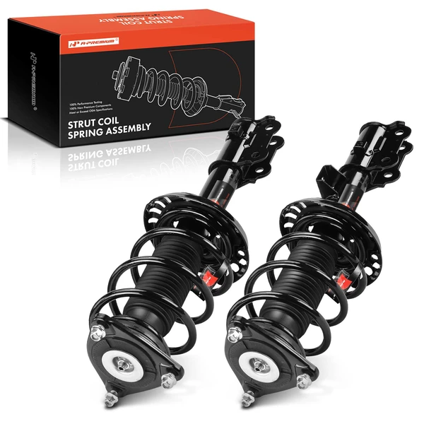2-Pc Strut and Coil Spring Assembly Set Front Driver & Passenger A-Premium APSA2045