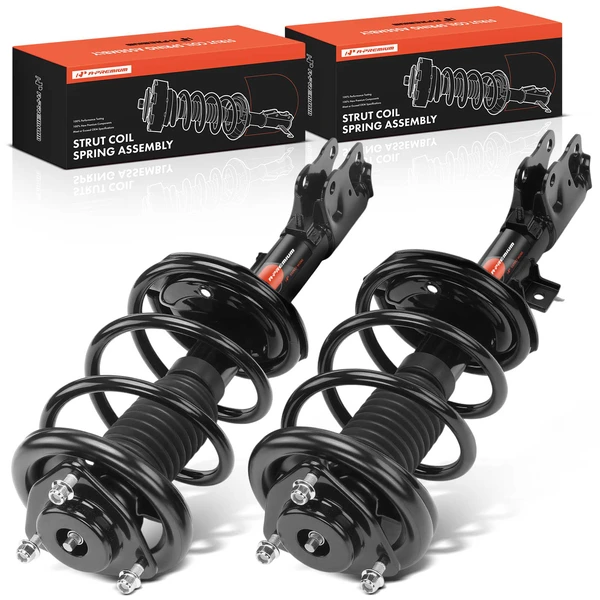 2-Pc Complete Strut & Coil Spring Assembly Front Driver & Passenger A-Premium APSA2586