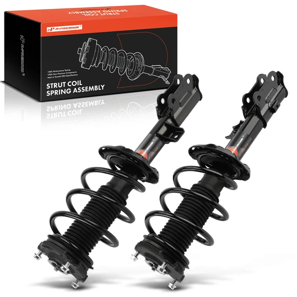 2-Pc Shock Absorbers Front Driver & Passenger A-Premium APSA2495