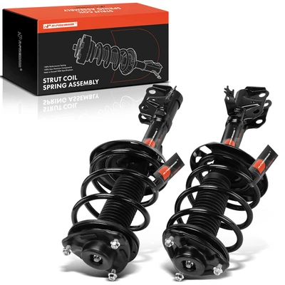 2 Pcs Front Complete Strut & Coil Spring Assembly