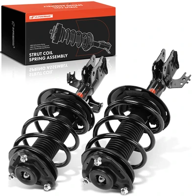 2 Pcs Front Complete Strut & Coil Spring Assembly