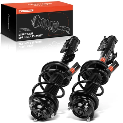 2 Pcs Front Complete Strut & Coil Spring Assembly