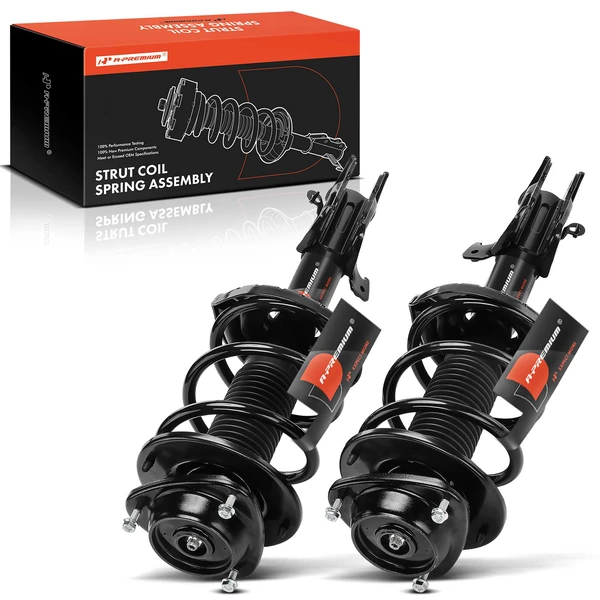 2-Pc Strut and Coil Spring Assembly Set Front Driver & Passenger A-Premium APSA2446