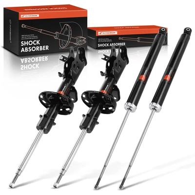 4 Pcs Front & Rear Shock Absorber Suspension Struts