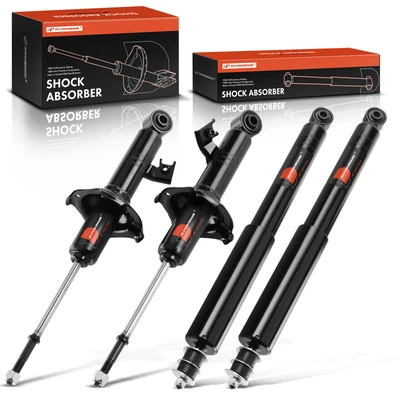 4 Pcs Front & Rear Complete Strut & Coil Spring Assembly