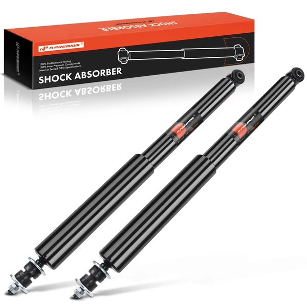 1982-1988 Cadillac Cimarron 2-Pc Shock Absorber Rear Driver & Passenger A-Premium APSA0868