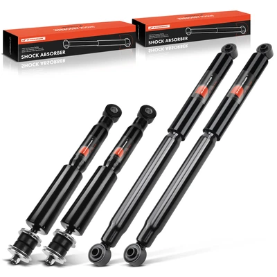 4 Pcs Front & Rear Shock Absorber Struts