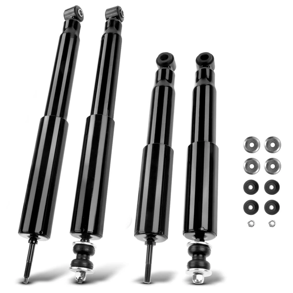 4-Pc Shock Absorber, Front & Rear, A-Premium APSA1381