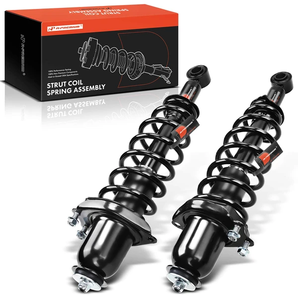 2-Pc Strut and Coil Spring Assembly Set Rear Driver & Passenger A-Premium APSA1009