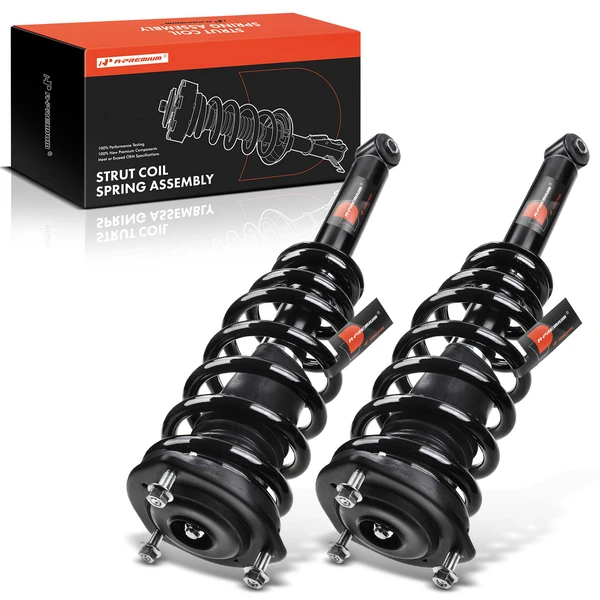 2-Pc Complete Strut + Coil Spring, Front Driver & Passenger, A-Premium APSA1011