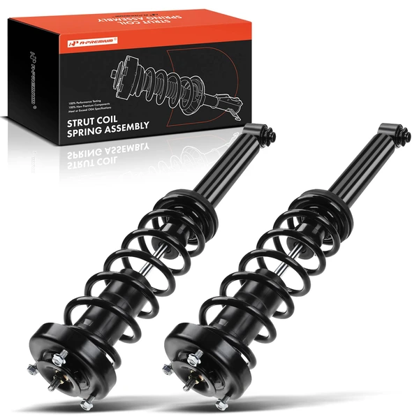 2-Pc Strut and Coil Spring Assembly Set Rear Driver & Passenger A-Premium APSA1012